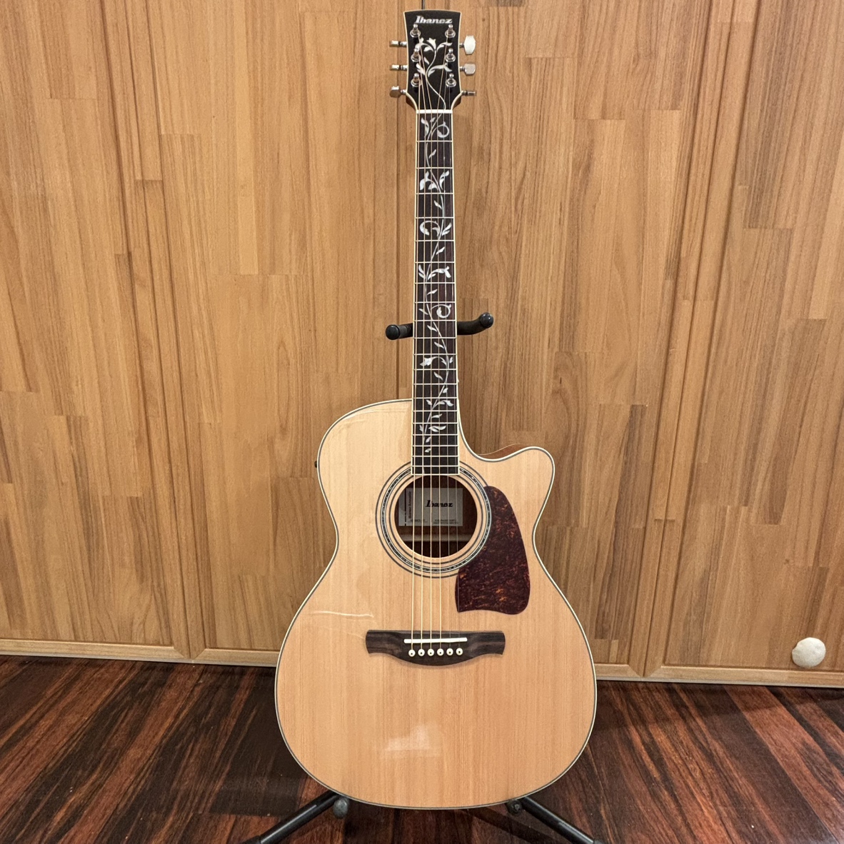 Ibanezのアコギが入荷しました✨／ ツリーオブライフインレイ入りの