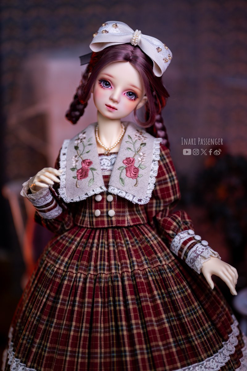 InariPassenger's tweet image. 無垢の魂をもつこの子🥹

👗: @mabel_the_grace 様

#スーパードルフィー　#ボークス #bjd