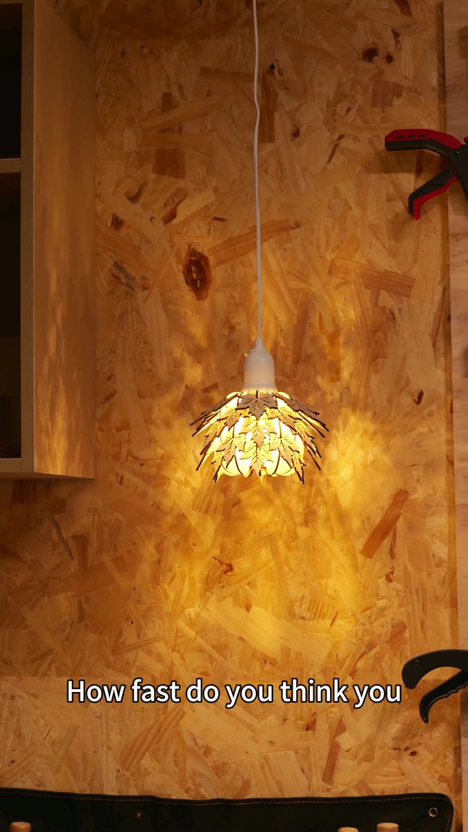 TwoTrees3d_'s tweet image. How fast do you think you can carve a tricky maple leaf pattern with the TTC450 Pro?🎨✨ Watch the TTC450 Pro tackle this detailed design and transform it into a stunning maple leaf lamp! 🍁💡

#laserengraving #DIYLamp #MapleLeaf #Woodworking #TwoTrees #TTC450Pro #FallDIY