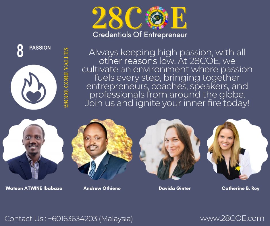 28Coe's tweet image. Passion isn’t just a feeling it’s your fuel.

At 28COE, we don&apos;t just talk values we live them.

Core Value #8: PASSION – When your why is strong, excuses go silent.

👉 Grab your copy now 28coe.com/product/28coe-… 

#PassionWithPurpose #28COETribe #CoreValuesInAction