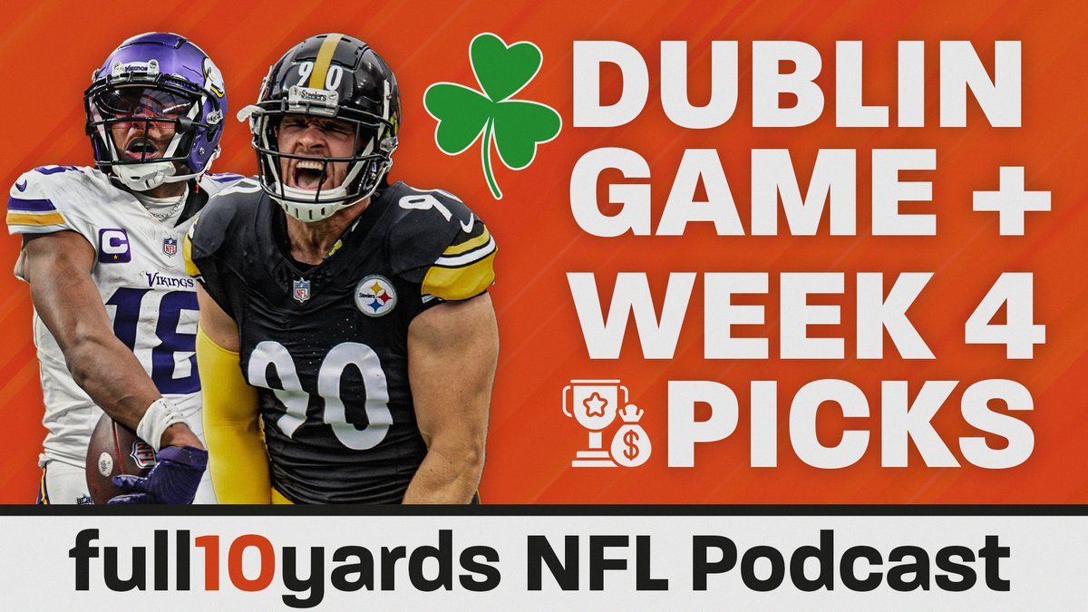 🎙️ NEW EPISODE OUT NOW! 🇮🇪

<a href="/TheSJMoores/">Sam Moores</a> and @CharlieReachPLC look ahead to the NFL's first game in Dublin, before predicting EVERY Week 4 game, and giving some DFS tips on @Fantasy_Gameday 💰

📺 - youtu.be/FJgAtPBALm4
🟢 - open.spotify.com/episode/4FESmX…
🍎 - podcasts.apple.com/gb/podcast/the…