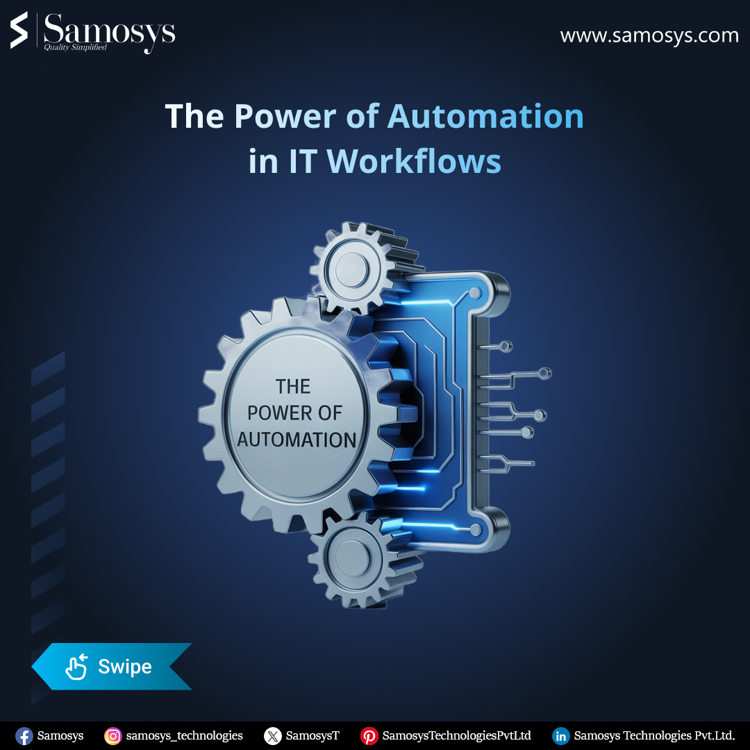 SamosysT's tweet image. ⚡ Automate IT workflows = save time, reduce errors & scale smarter.
👉 Partner with Samosys for smart IT solutions that scale your growth!
📩 sales@samosys.com
| 📞 +91-975-339-1000
#ITAutomation #DigitalTransformation #SmartSolutions #Samosys #BusinessGrowth