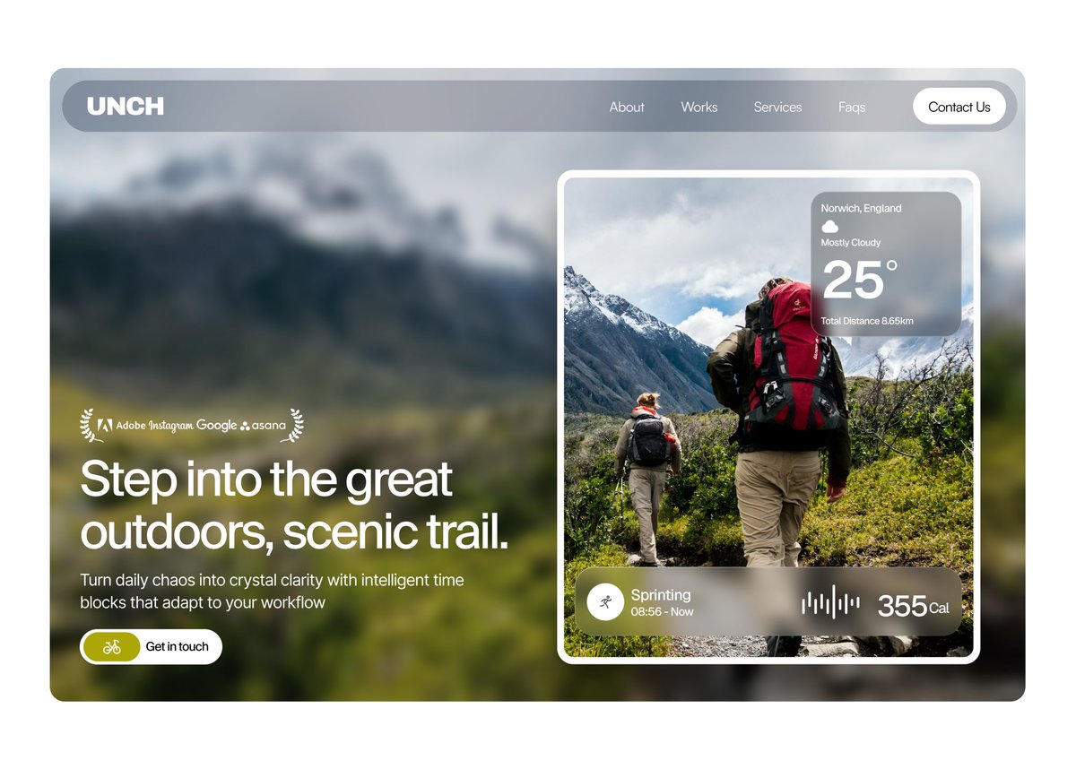 ui_kingsley's tweet image. What if we made it about hiking. With a nice Widget?
#framerexpert #framerdeveloper