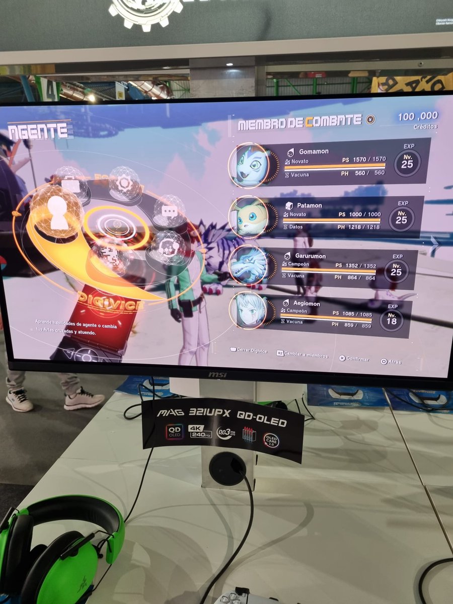 <a href="/NintendoES/">Nintendo España</a> <a href="/BandaiNamcoES/">Bandai Namco España</a> Por el momento, el broche de oro se lo ponemos a Digimon Story Time Stranger de <a href="/BandaiNamcoES/">Bandai Namco España</a>  . Que nos ha encantado y esperamos poder hablaros de él, muy pronto.