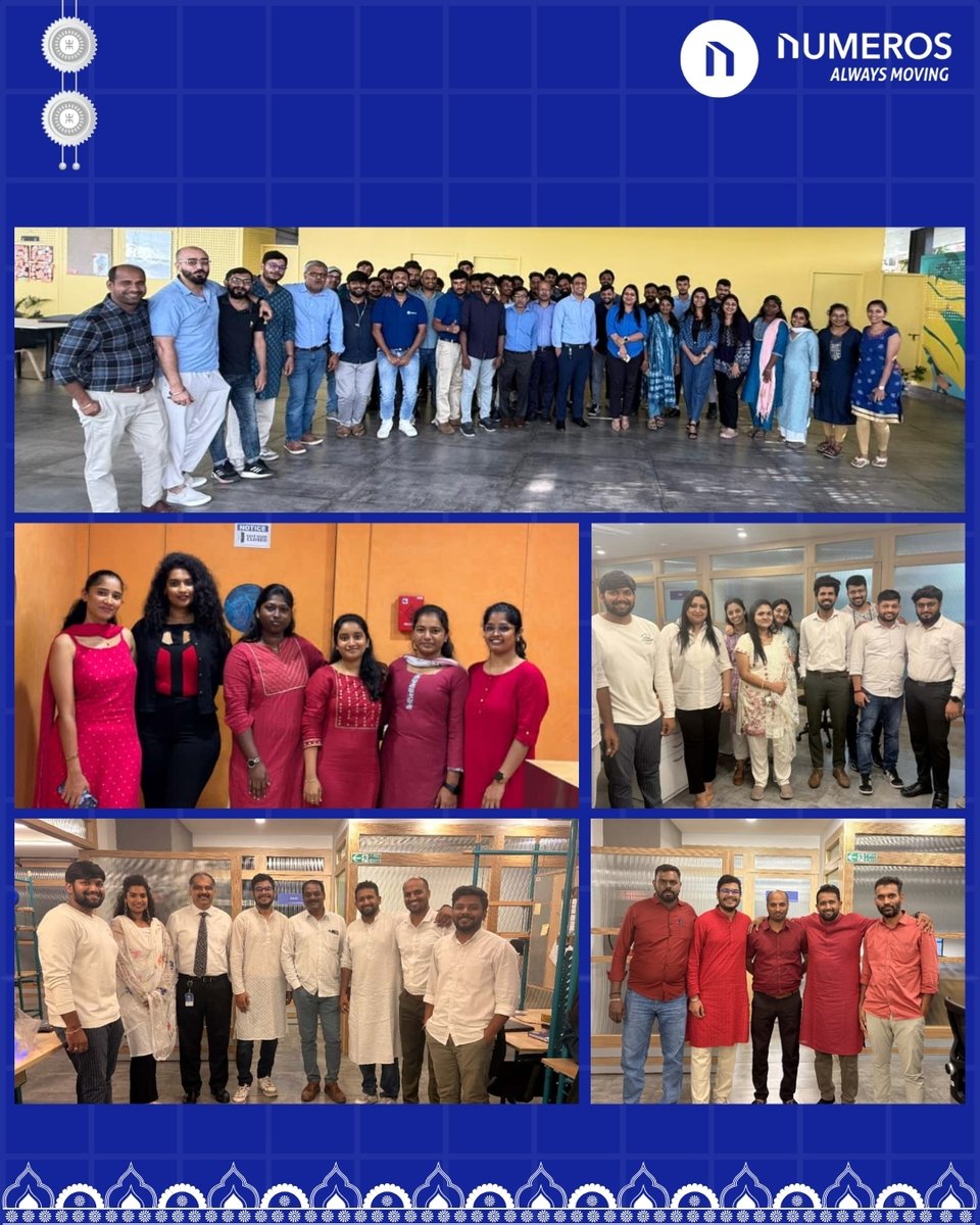 From work mode to festive mode! 

Celebrating the colours of festival at Numeros Motors

#NumerosMotors #AlwaysMoving #OfficeLife #Festival