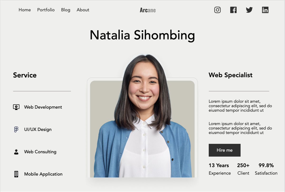 dipak_gadhiya's tweet image. Built this clean and professional Web Portfolio UI in Misaki Studio ✨🚀 
#DesignToCode #UIDesign
#reactjs
#misakistudio
#nextjs