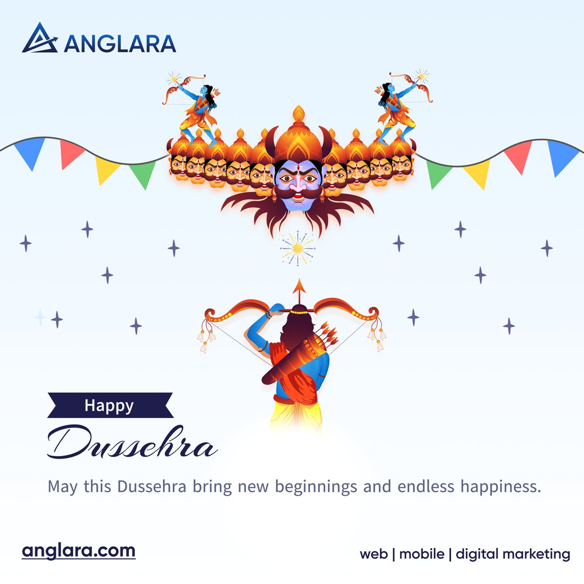 AnglaraDigital's tweet image. Wishing you all a very Happy Dussehra! 🏹🔥

May this auspicious day remind us that good always wins over evil, light conquers darkness, and hope prevails over despair.

Let’s welcome the spirit of courage, truth, and goodness into our lives. 🌟
.
.
#HappyDussehra #VijayaDashami