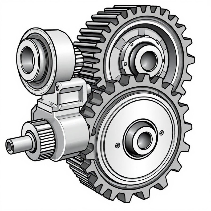 toddfashionlon's tweet image. Two illustrations of a ‘Clutch-Gear’ mechanical system and ‘Governor’ for most #TurboProp designs , including motor cars and bikes etc..
