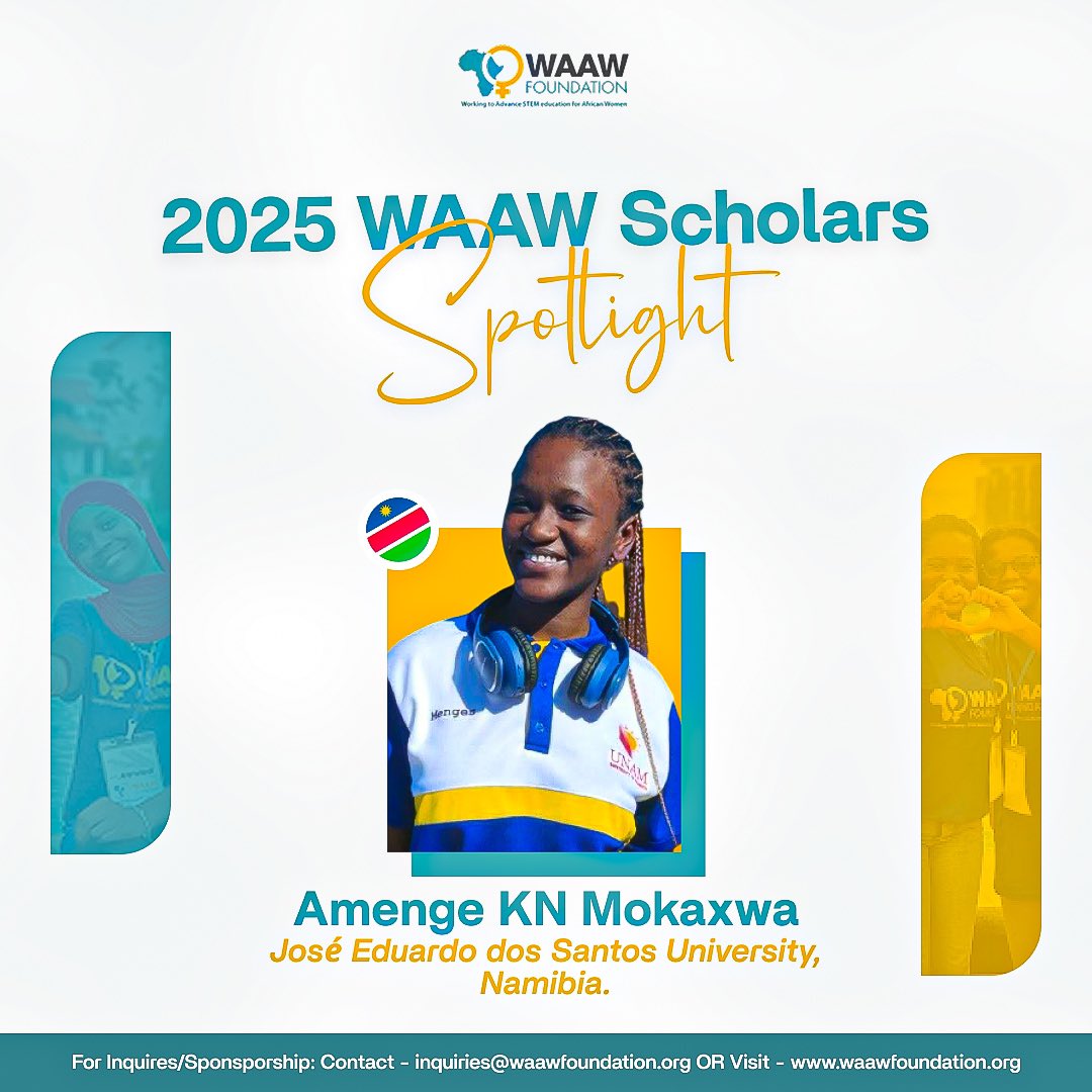 Amenge is a secondyear Civil Engineering student

Her dream is to design infrastructure that not only builds bridges and roads but also connects communities and drives innovation. 

Her quote “The ones who are crazy enough to think they can change the world are the ones that do.”
