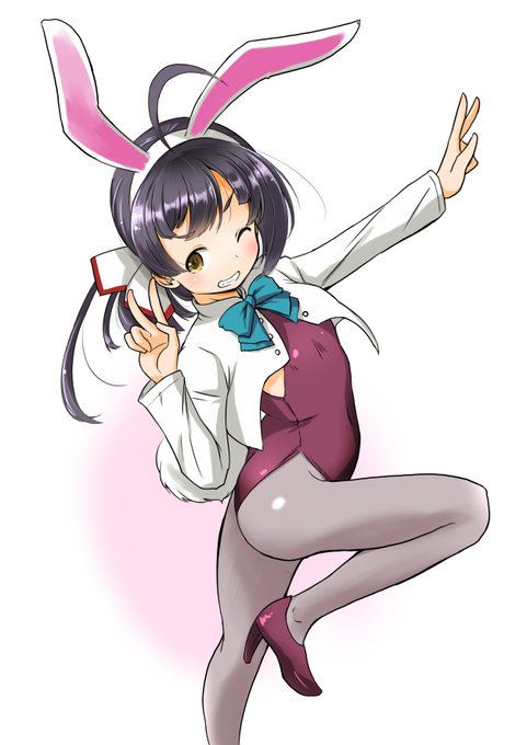 #バニーガール貼って元気づけてください 