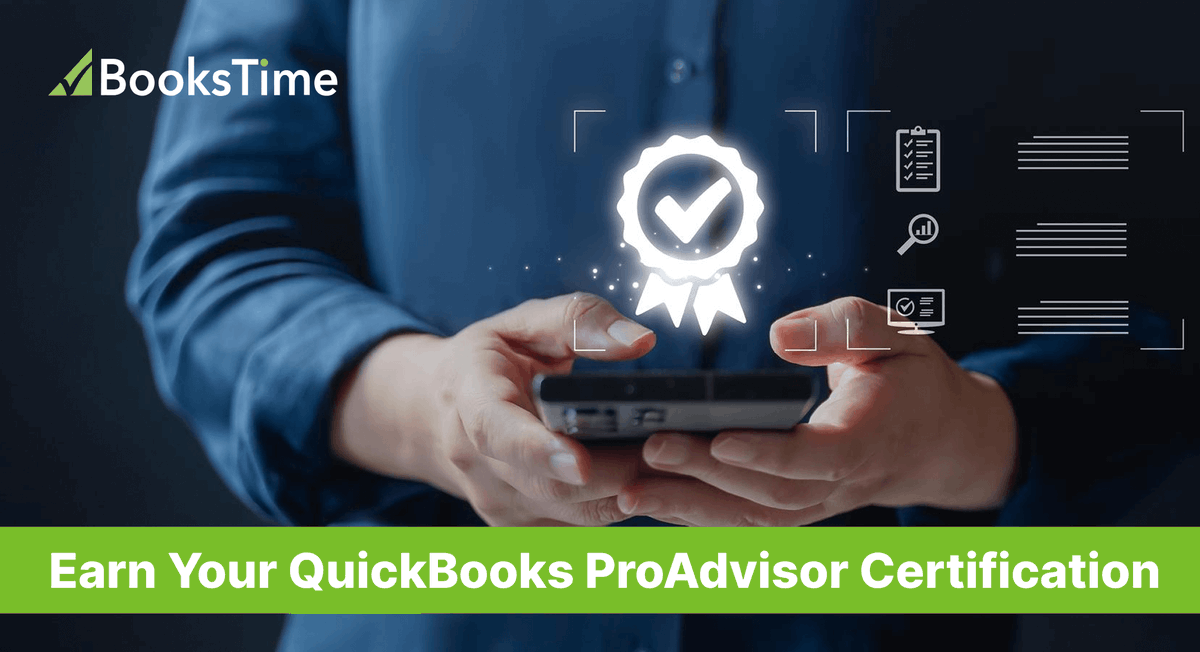 BooksTimeInc's tweet image. Accountants, bookkeepers, and consultants can stand out with QuickBooks ProAdvisor certification. It boosts credibility and opens new opportunities. Learn what the program includes and the exam requirements in our guide:  zurl.co/hfoK6