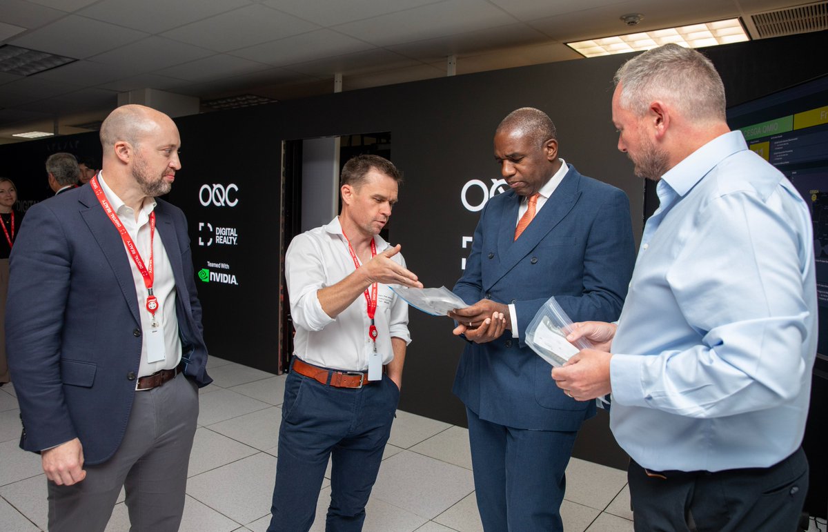 OQC_Tech's tweet image. ✨We were honoured to welcome @DavidLammy UK Deputy PM, to OQC’s Quantum AI Data Centre - home to the first quantum computer in NYC.

The UK–US tech partnership is powering breakthroughs in #QuantumComputing, #AI &amp;amp; beyond.

#TechPartnership #OQC