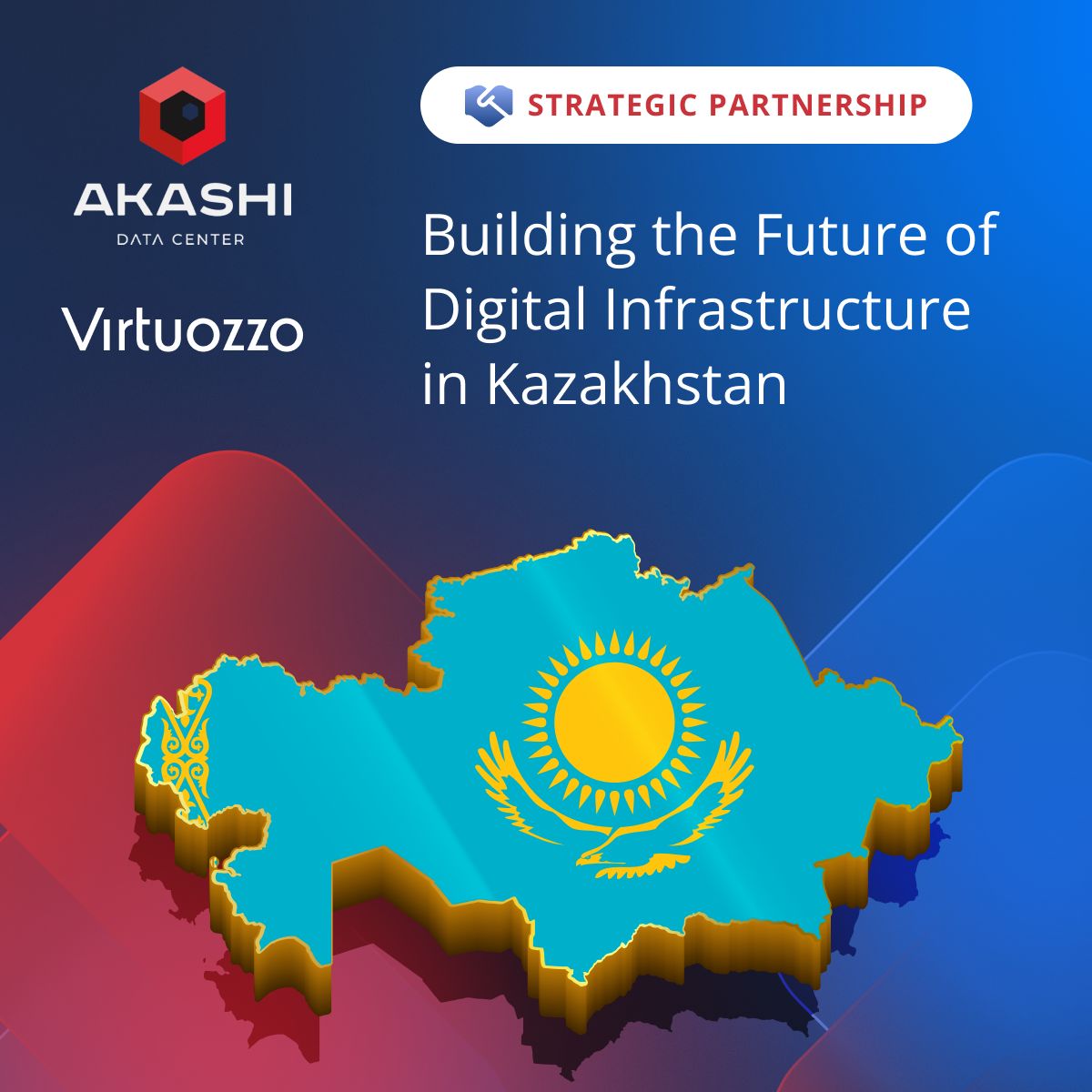 🇰🇿 We're proud to announce a new strategic partnership with Akashi Data Center, the first commercial Tier IV-certified facility in Central Asia, located in Kazakhstan. We look forward to growing the partnership and supporting the next wave of digital transformation in the region.