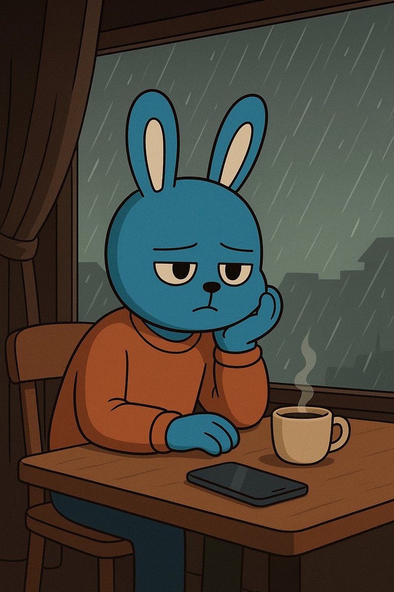 lam_luu50512's tweet image. My mood today and i'm in an empty cafe, raining outside, with a steaming cup of coffee
@hopperonsui #hoppermeme