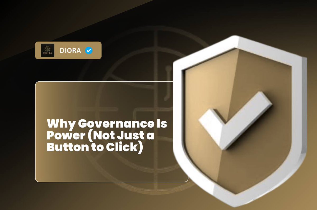 DIORA_social's tweet image. Governance isn’t just a checkbox.
It’s the system that decides direction, priorities, and who benefits. 🛡️✨

In Web3, governance = more than voting.
It’s treasury allocation, protocol upgrades, partnerships, and community rules.

In organizations, governance = beyond policies.…