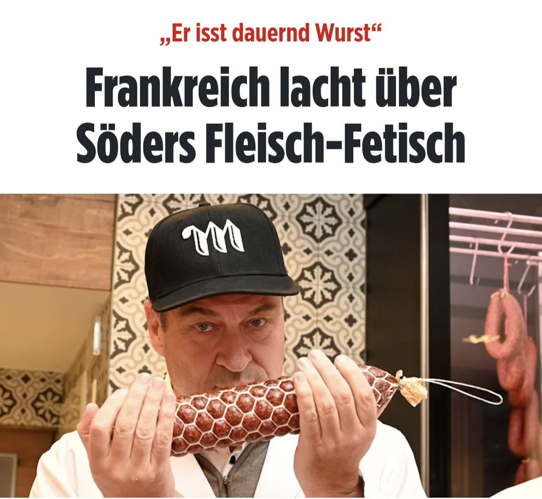 Bayerns Wurstkönig wird nun auch international zur Lachnummer.