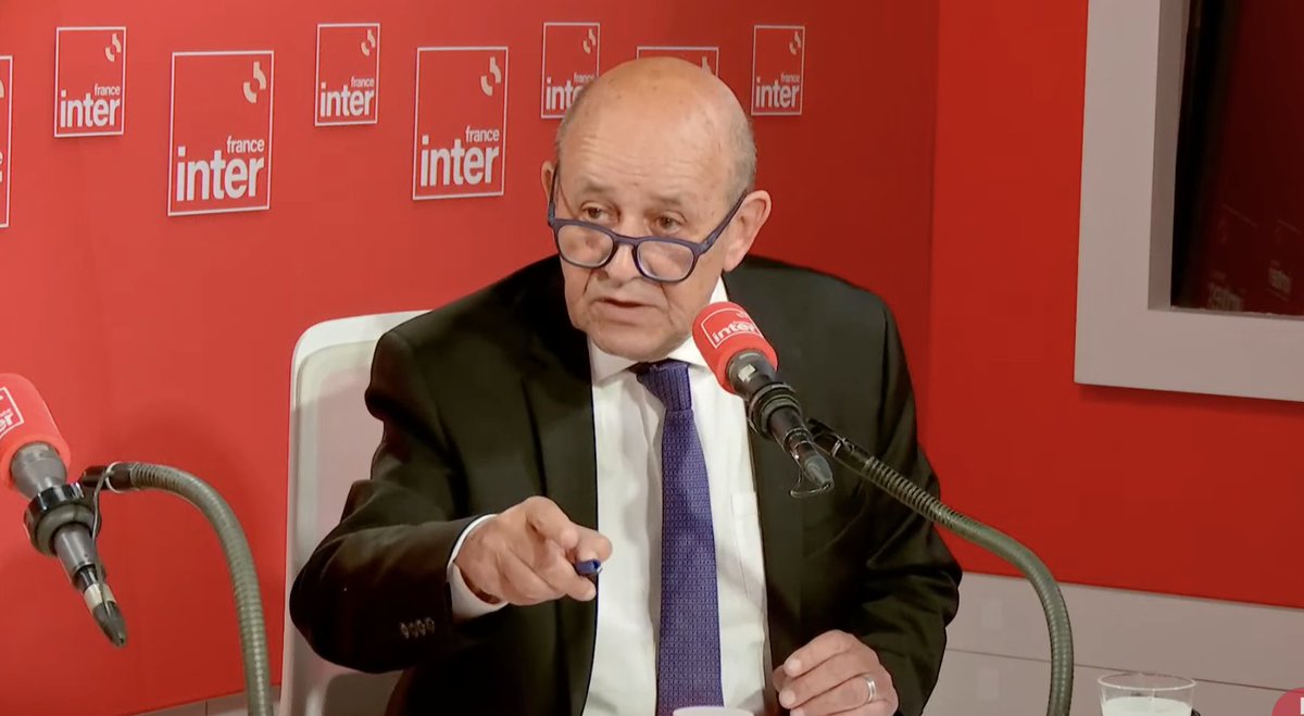 tcabarrus's tweet image. "Le Hamas a toujours été contre une solution à deux États, c'est donc un échec pour le Hamas qui est désormais minoritaire et c'est le contraire de ce que dit Monsieur Netanyahou..." JY Le Drian