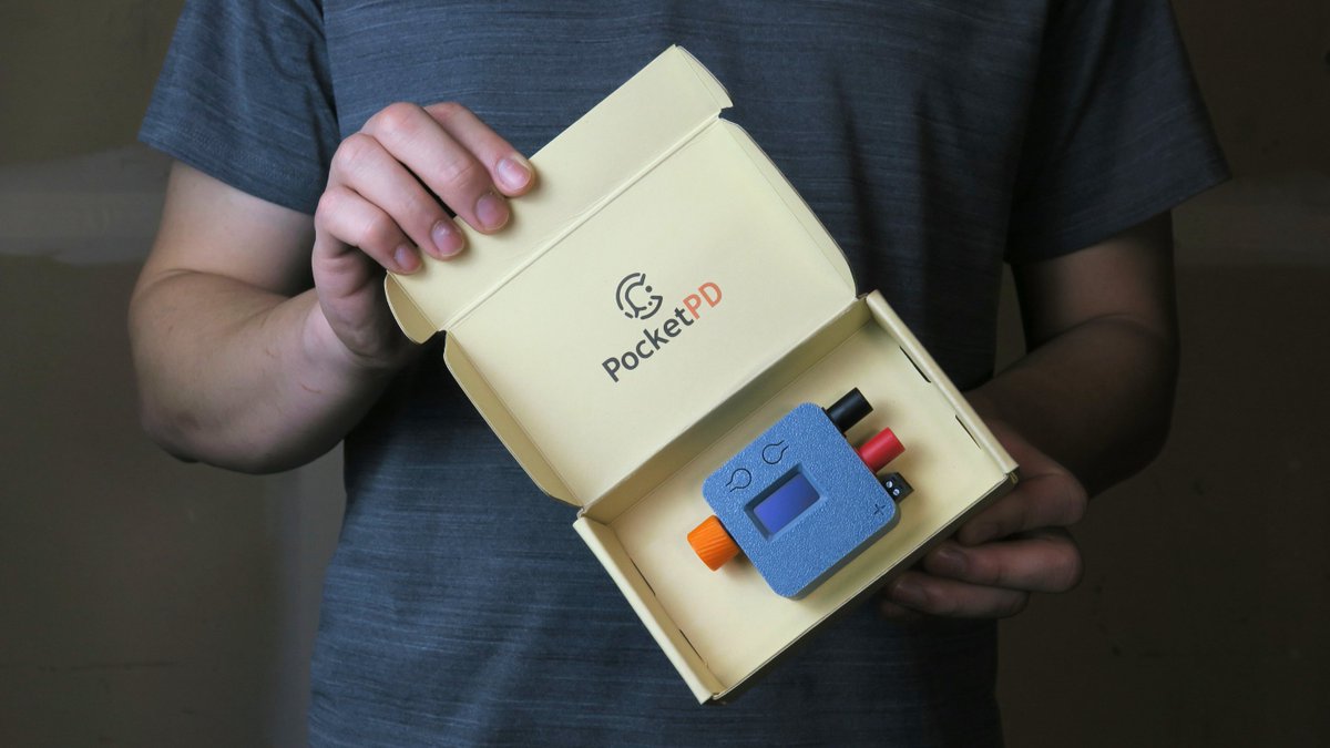 Elecrow1's tweet image. 📢 Excited! The PocketPD - A compact portable USB-C bench power supply, is now live on @crowd_supply! #ElecrowPCB #PartnerSeller

✅ Power output: 3.3V to 21V at 20mV increment and up to 5A continuous
✅ Safety feature: short circuit, fly-back diode, and ESD protection
✅…