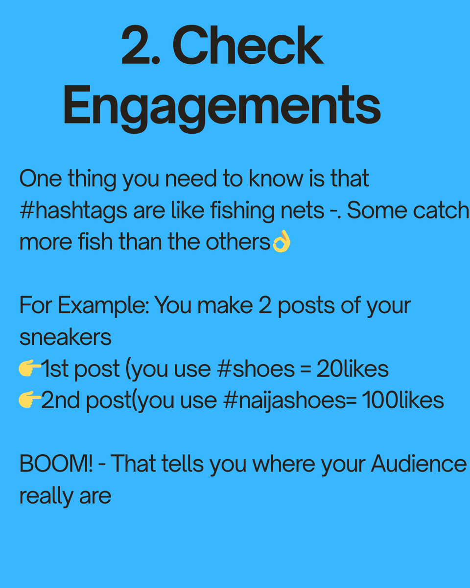 FavourGift123's tweet image. Struggling to get your posts seen? 👀

 The secret might be in your hashtags! Learn how to pick the right ones and watch your reach grow like never before 👌✅

 #SmartHashtags #growwithintention
#growth #trendingnow #socialmediamarketingtips #pages #account #amfaville