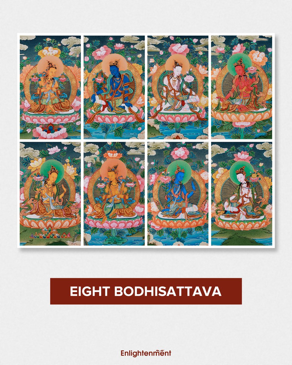 ✨ Invite the divine into your space ✨

The Eight Bodhisattva Thangka Set radiates wisdom, compassion &amp; protection — hand-painted with 24K gold accents. 🌸🌿

🌟 15% OFF this festive season! 🙏

SKU: 16510_16517

[enlightenmentthangka, eight bodhisattva thangka, bodhisattva]