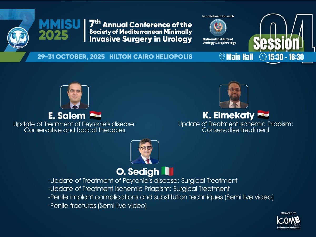 MMISU (@mmisu_meeting) on Twitter photo Innovating menโs health.
The Minimally Invasive Surgery for Menโs Health Session at ๐๐๐๐๐ ๐๐๐๐ explores cutting-edge approaches from Peyronieโs disease to penile implants.
๐๐๐ข๐ง๐ค๐๐๐๐ง ๐๐๐ ๐: bit.ly/4og17Lp
๐๐
๐จ๐ซ ๐ฆ๐จ๐ซ๐ ๐ข๐ง๐๐จ ๐ฏ๐ข๐ฌ๐ข๐ญ ๐จ๐ฎ๐ซ Innovating menโs health.
The Minimally Invasive Surgery for Menโs Health Session at ๐๐๐๐๐ ๐๐๐๐ explores cutting-edge approaches from Peyronieโs disease to penile implants.
๐๐๐ข๐ง๐ค๐๐๐๐ง ๐๐๐ ๐: bit.ly/4og17Lp
๐๐
๐จ๐ซ ๐ฆ๐จ๐ซ๐ ๐ข๐ง๐๐จ ๐ฏ๐ข๐ฌ๐ข๐ญ ๐จ๐ฎ๐ซ