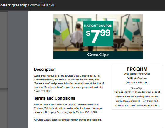 Great Clips Coupons May 2026 ($8.99 &12.99 Off) tweet media