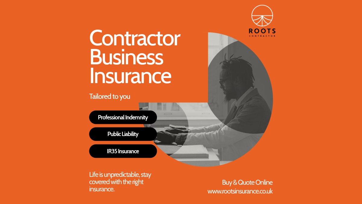 RootsContractor's tweet image. We&apos;ve a leading range of business &amp;amp; IR35 insurances tailored for contractors, ensuring total peace of mind against the common risks faced on a day to day basis, and at the highly competitive prices. 

Quote &amp;amp; buy online &amp;amp; get instant documentation 📲 📄 zurl.co/7uFIK