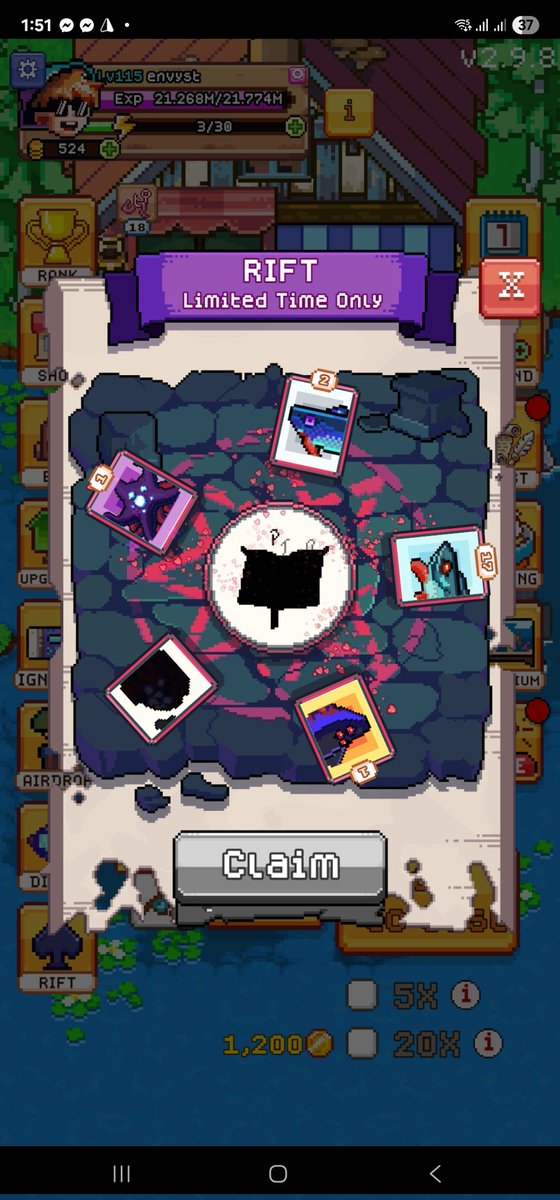 today's my lucky day. now struggling to get the legend rift one
#fishingfrenzy