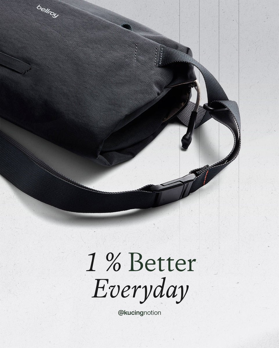 kucingnotion's tweet image. Tidak perlu terburu-buru, cukup bertumbuh 1% setiap hari.
_
#HidupuSederhana #Minimalism #Mindfulness
