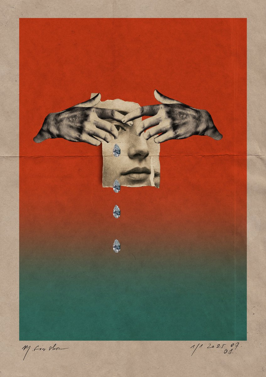 Thrilled to collect this gorgeous 1/1 by <a href="/MagdaGangsta/">Magda ᴀᴍᴇʀɪᴄᴀɴɢᴀɴɢꜱᴛᴀ</a> 

"A tear never witnessed"

This collage caught my eye every single time it popped up on my timeline

Now it catches my eye every time I look in my vault 🥰

It’s a good time to buy art you love 

LFG👊🏼🧡🚀