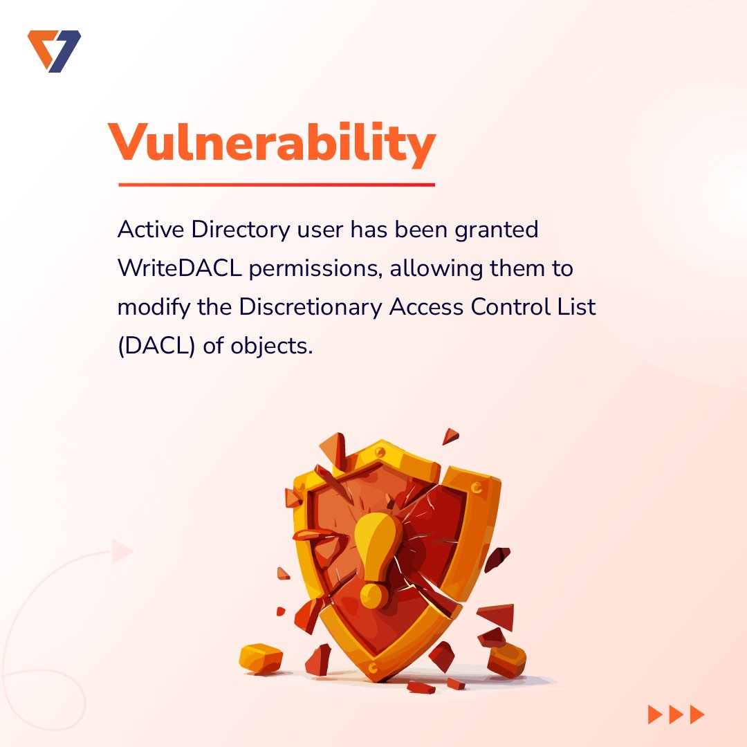 k7computing's tweet image. Inappropriate permissions in Active Directory could lead to privilege escalation. Swipe through for mitigation measures, and learn more about how K7 VAPT can help you strengthen enterprise cybersecurity at k7computing.com/in/business-us…