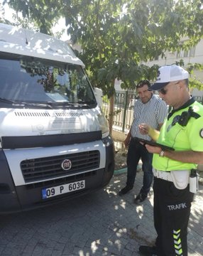 Okul Servisleri Denetleniyor