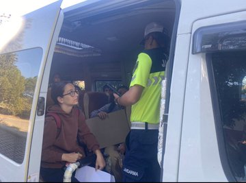 Okul Servisleri Denetleniyor