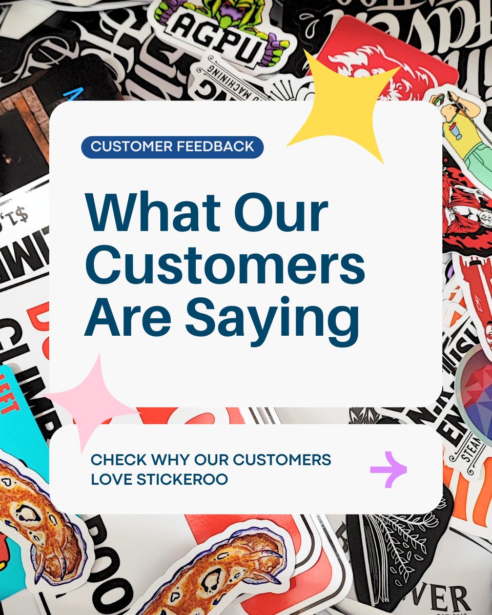 StickerooAu's tweet image. Our stickers don’t just stick—they steal hearts too 💖. Don’t take our word for it though… our customers are doing all the bragging for us 😉

Wanna see what all the fuss is about? Visit our website today!

#StickWithStickeroo #CustomStickers #HappyCustomers #AussieMade