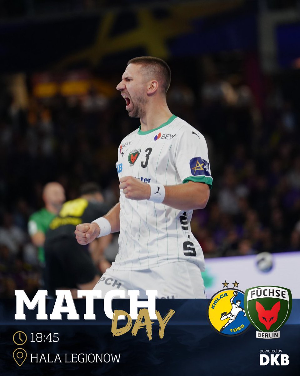 FuechseBerlin's tweet image. Mission: Platz 1 behaupten 🙌🦊
___
Mission: Maintain first place 🙌🦊

📆 Donnerstag, 24. Septemeber, 18:45
🏟 Hala Legionow 
📺 live bei DYN &amp;amp; DAZN

📸 HBC Nantes
#unserrevier #fuechse #berlin #ehfcl #CLM #matchday