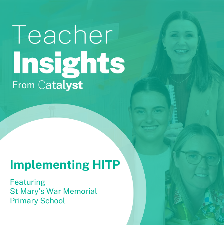 S3 E6 of Teacher Insights from Catalyst is live. St Mary’s War Memorial School educators Nickey Harland, Bree Taylor &amp; Carlie Iverach share their insights on implementing and embedding high impact teaching practices in the classroom. Listen here: ow.ly/UVHn50X1VGt
#podcast