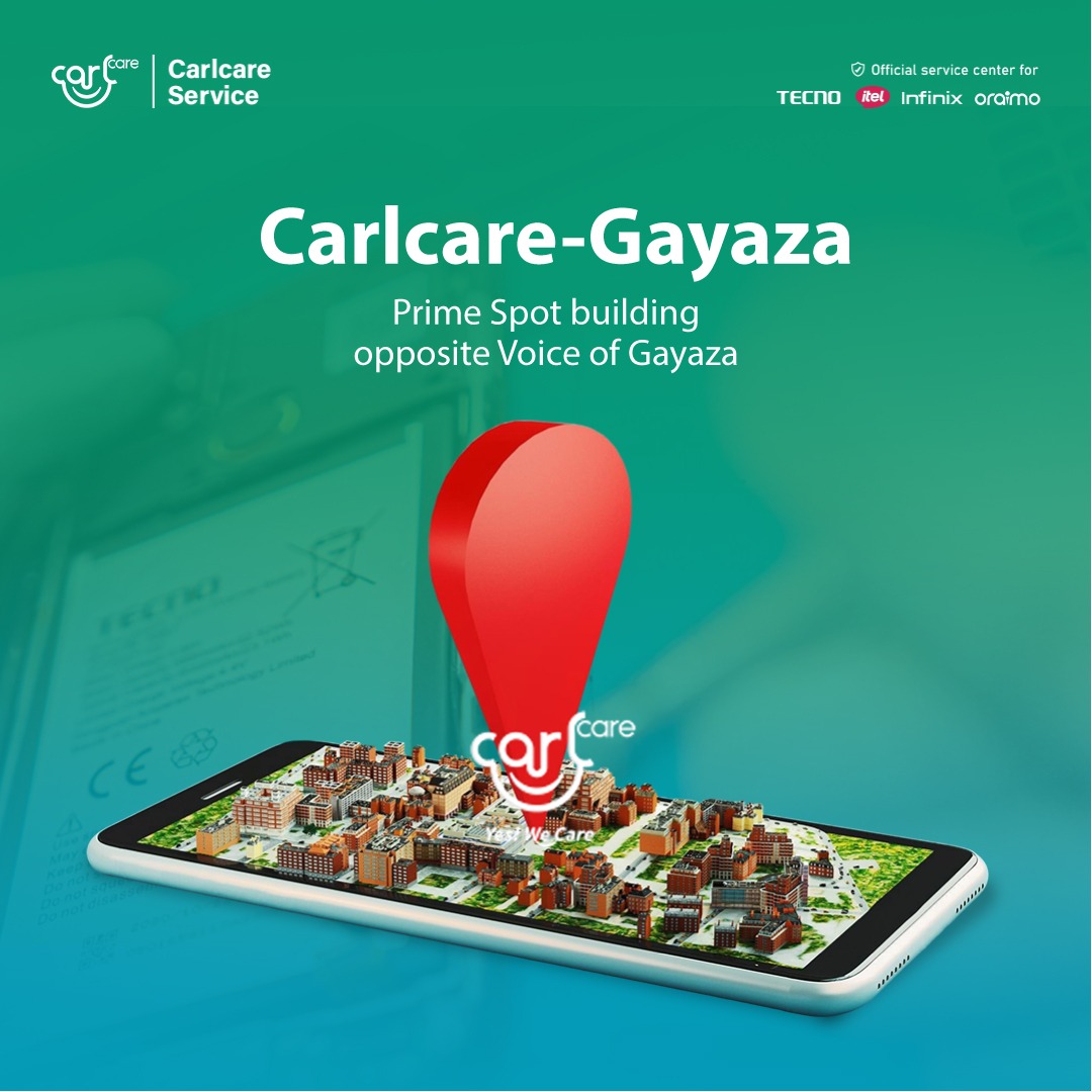📱 Phone giving you trouble?
No worries, Gayaza! Carlcare is now at your doorstep.

📍 𝐏𝐫𝐢𝐦𝐞 𝐒𝐩𝐨𝐭 𝐛𝐮𝐢𝐥𝐝𝐢𝐧𝐠, 𝐨𝐩𝐩𝐨𝐬𝐢𝐭𝐞 𝐕𝐨𝐢𝐜𝐞 𝐨𝐟 𝐆𝐚𝐲𝐚𝐳𝐚

👉 Repairs | Warranty | Genuine parts

Carlcare—Yes, We Care 💙
#CarlcareUganda #CarlcareService