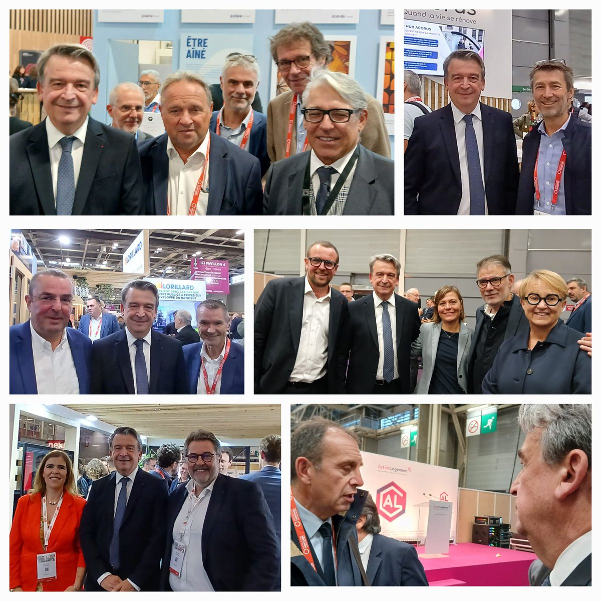 Au #CongrèsHLM de l'<a href="/UnionHlm/">UnionHlm</a>, <a href="/OSalleron/">Olivier Salleron</a> a échangé avec élus, adhérents et représentants du monde #HLM.
🤝 Dialogue essentiel pour partager les inquiétudes de toute la filière en matière de politique du #logement et de faire part des attentes du secteur en vue du projet de loi