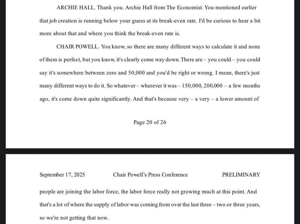 3/4

But that is ok, as Armstrong explained …

Having an out-of-consensus view on the committee is a good thing: intellectual diversity sharpens minds and improves decision-making. But it places a burden on the outlier to explain themselves.

—-

The Fed needs more