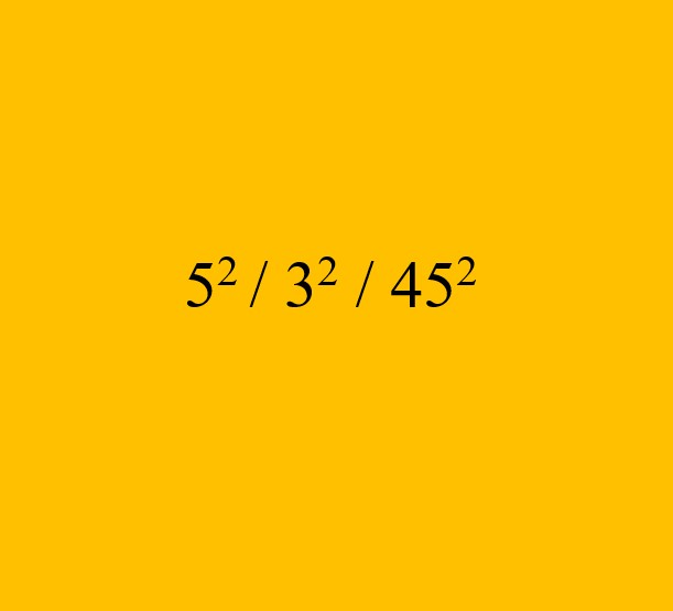 Today is a fully square date! We will have just over 90 years to wait until the next one! #square