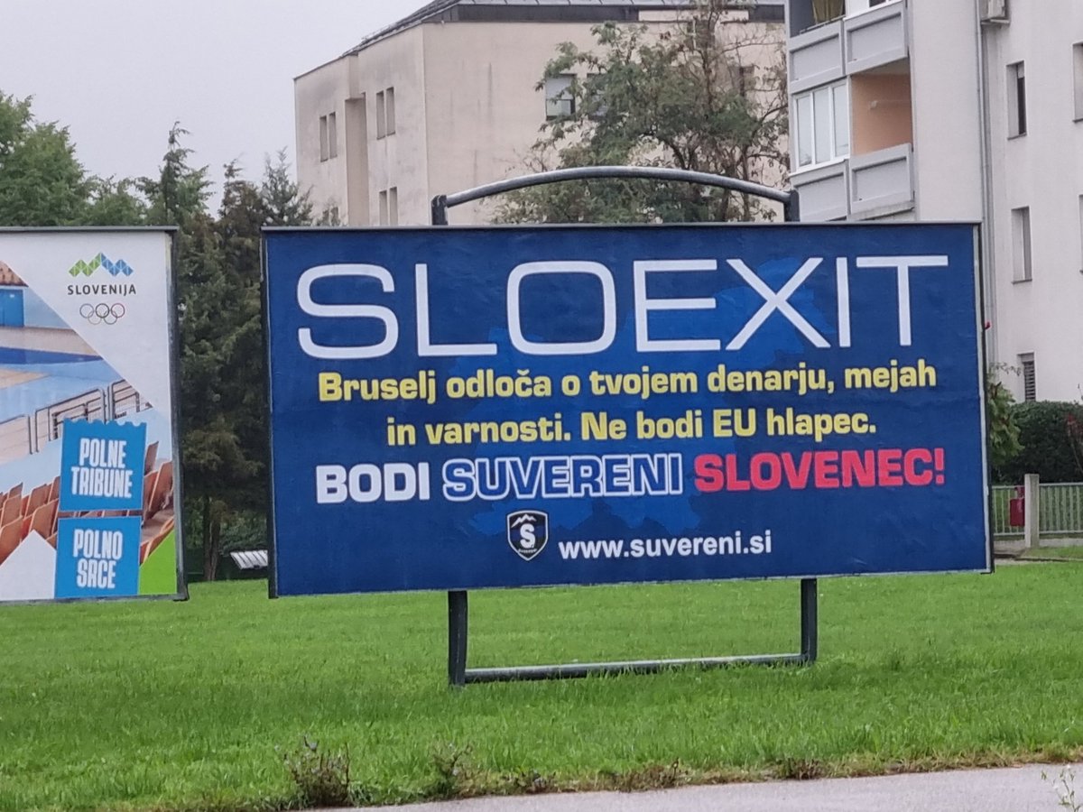 Jutri <a href="/SuvereniSLO/">@SUVERENI</a> uradno odpiramo nacionalno razpravo o tem, ali nam članstvo v EU in članstvo v Natu kot državi slovenskega naroda bolj koristi ali bolj škodi. #sloexit