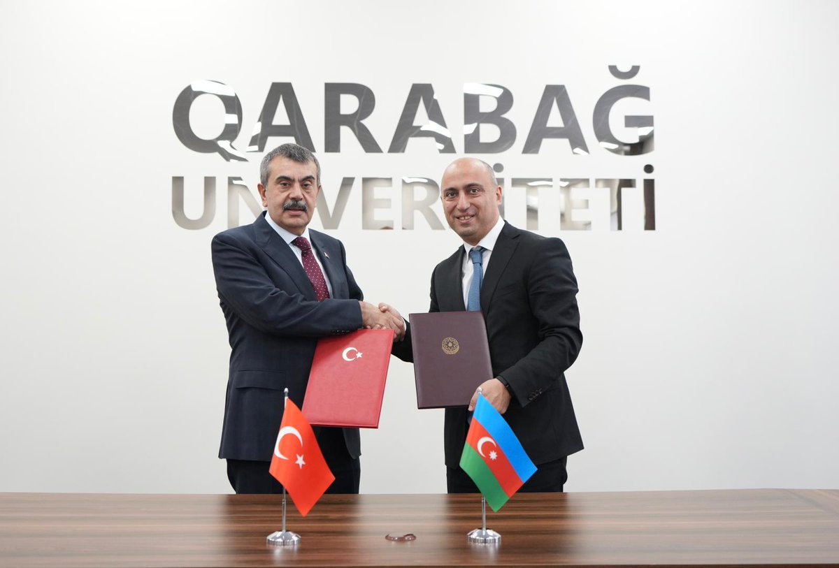 tcmeb_en's tweet image. 🇹🇷 🇦🇿A New Step in Cooperation in the Field of Education Between Türkiye and Azerbaijan

📍Karabakh University / Khankendi

👉 meb.ai/U5ukQBH