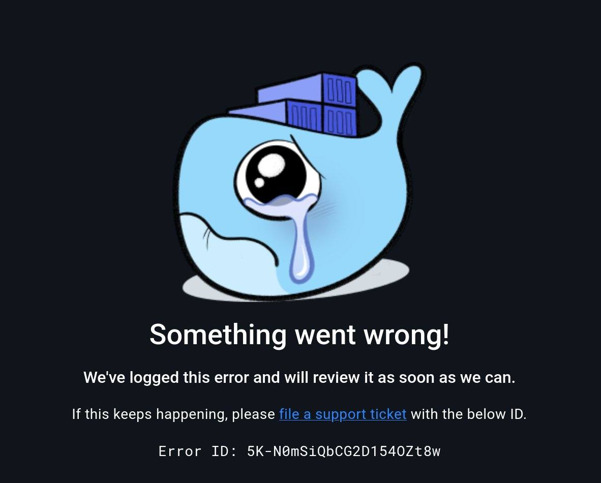 If you are still debugging your software, know that docker registry is down. Rest, Samurai.