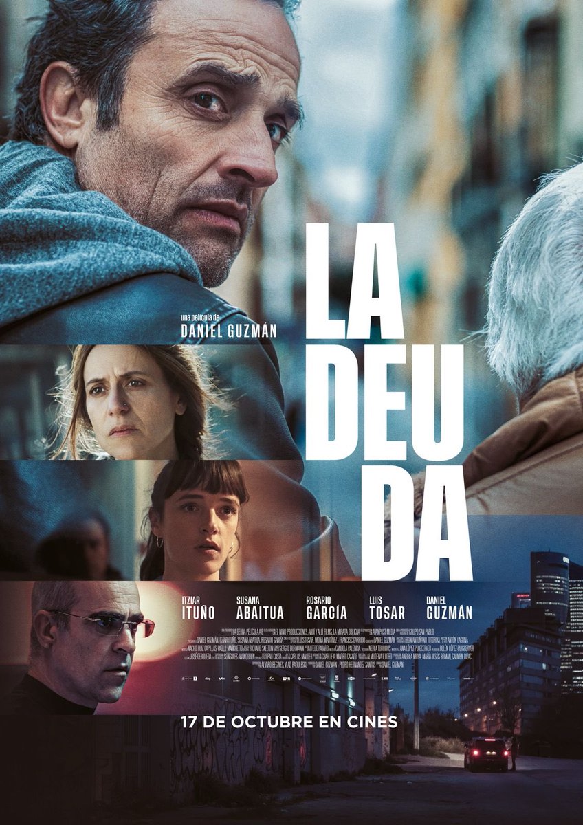 ¡Buenos días por la mañana! 
Hoy a las 19h preestreno + coloquio de LA DEUDA en Zaragoza (Cines Palafox) para quien esté por la zona y le pueda interesar. Allí nos vemos para charlar de lo que se tercie, si lo estimáis conveniente.

cinespalafox.com/cartelera/la-d…