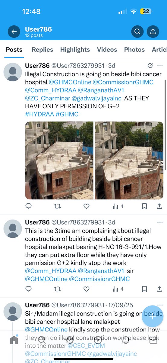 User7863279931's tweet photo. From last 3weeks I am doing tweets but no one is responding why sir/madam @CommissionrGHMC @GHMCOnline @gadwalvijayainc @Comm_HYDRAA @RanganathAV1  sir @ZC_Charminar @CEC_EVDM why no one is giving response https://t.co/QOtyb969E0