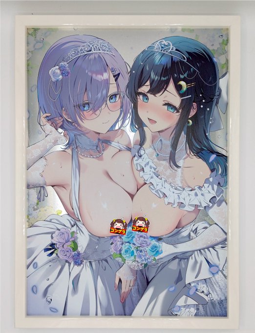 【9/30〆切】青春×フェティシズム(@aohachannel)グッズのメタルアートフレームをご紹介!
カット(@umeboshi10191)先生の美麗イラストを金属に印刷することで普段とは異なる印象を与える逸品です!

またイラストの空気感引き立てるべく白のフレームを別注でご用意しました!
https://t.co/MKo0c0xfvl 