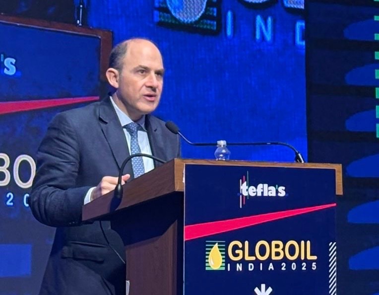 CaucinoMariano's tweet image. Speaking in the Globoil 2025 Conference in Mumbai:

Argentina and its robust edible oil cluster have long been a reliable and strategic partner to India and its consumers, reaching historic records in export volumes in 2024 and probably also in 2025, and proudly standing as…