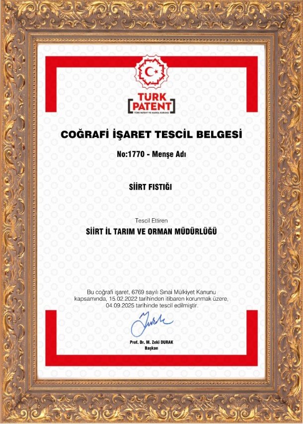 Hayırlı ve uğurlu olsun...

#SiirtFıstığı