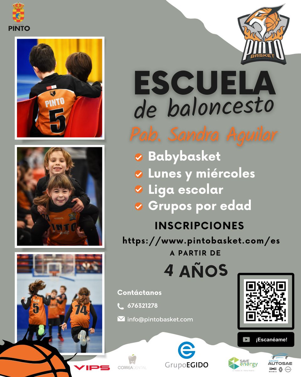 ¿Aún no te has apuntado?

𝙻𝚊 𝚎𝚜𝚌𝚞𝚎𝚕𝚊 𝚍𝚎 𝙿𝚒𝚗𝚝𝚘𝚋𝚊𝚜𝚔𝚎𝚝 𝚊𝚛𝚛𝚊𝚗𝚌𝚊 𝚎𝚕 𝟷 𝚍𝚎 𝚘𝚌𝚝𝚞𝚋𝚛𝚎.

🔶 Diversión, mejora y dedicación asegurada descubriendo el deporte que más te gusta: *BA LON CES TO*

🔝Apúntante aquí: 
pintobasket.com/es/registratio…
