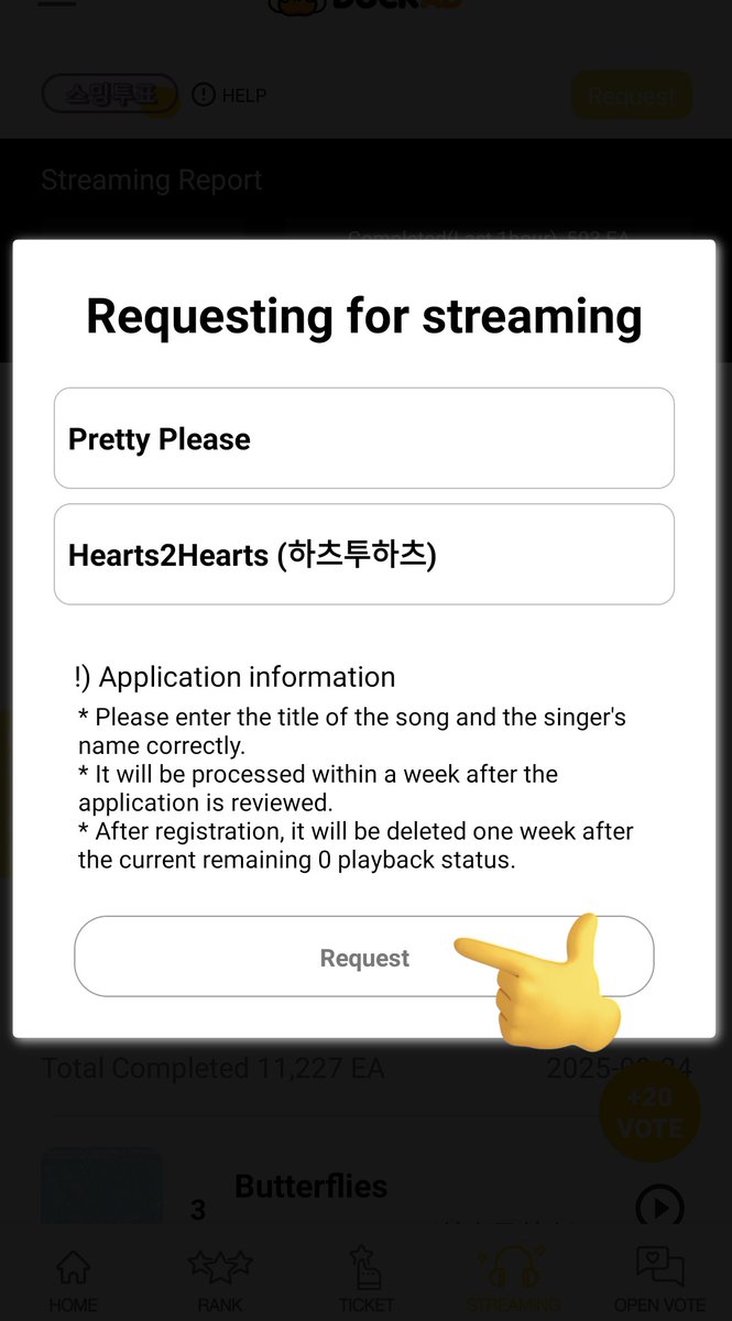 📢 [DUCKAD REQUEST]

S2U, untuk membantu meningkatkan poin digital 'Pretty Please', kalian bisa mengajukan streaming request di DuckAd agar kita bisa mulai mensponsori lagu tersebut! 

#Hearts2Hearts #하츠투하츠 #H2H  <a href="/Hearts2Hearts/">Hearts2Hearts</a>